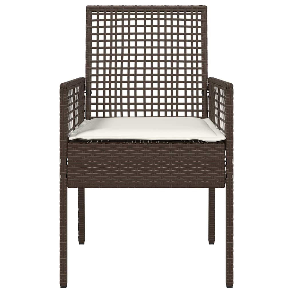 Have Stol 2 pcs Brun 53 x 60 x 85 cm polyrattan