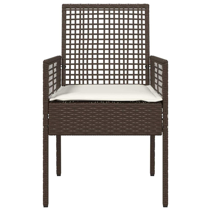 Have Stol 2 pcs Brun 53 x 60 x 85 cm polyrattan