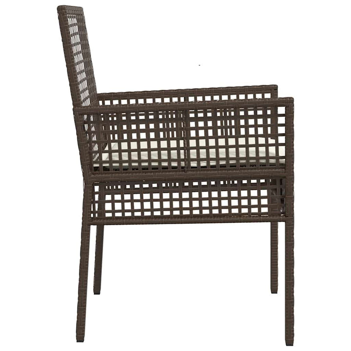 Have Stol 2 pcs Brun 53 x 60 x 85 cm polyrattan