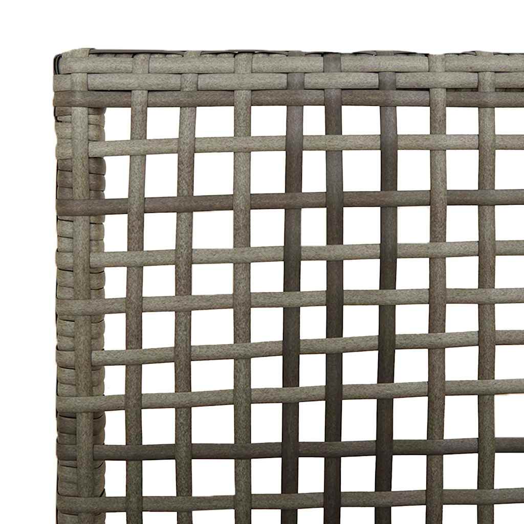 Have Stol 2 pcs Grå 53 x 60 x 85 cm polyrattan