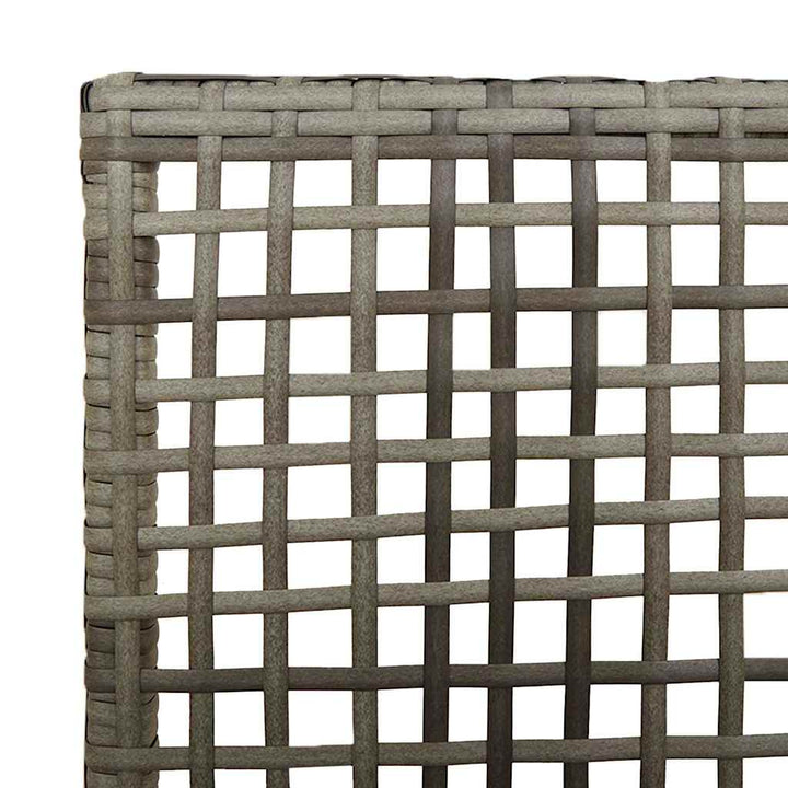 Have Stol 2 pcs Grå 53 x 60 x 85 cm polyrattan