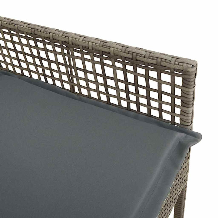 Have Stol 2 pcs Grå 53 x 60 x 85 cm polyrattan
