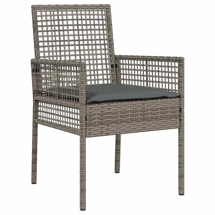 Have Stol 2 pcs Grå 53 x 60 x 85 cm polyrattan