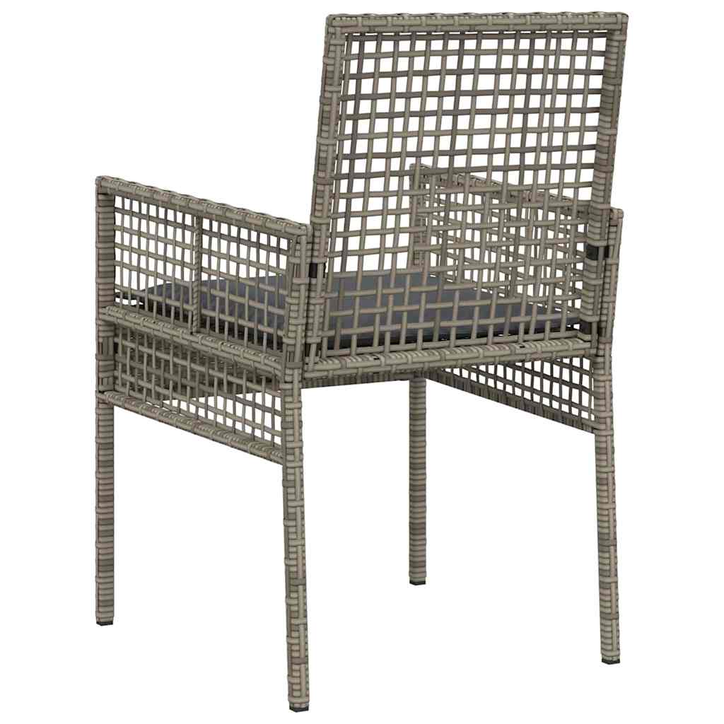 Have Stol 2 pcs Grå 53 x 60 x 85 cm polyrattan
