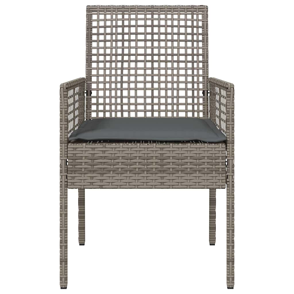Have Stol 2 pcs Grå 53 x 60 x 85 cm polyrattan