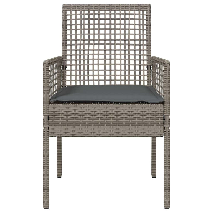 Have Stol 2 pcs Grå 53 x 60 x 85 cm polyrattan