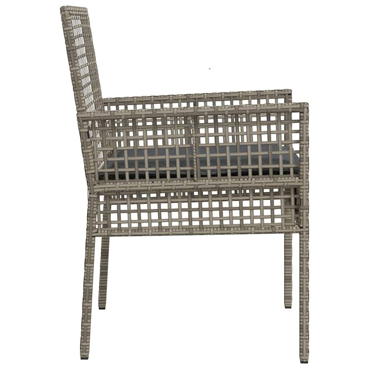 Have Stol 2 pcs Grå 53 x 60 x 85 cm polyrattan