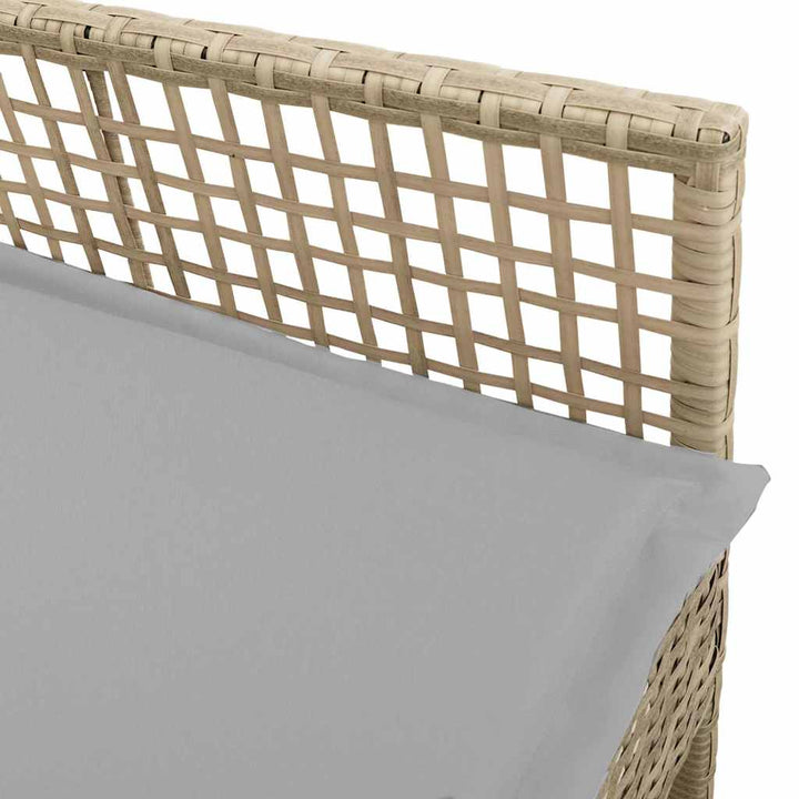 Have Stol 2 pcs Beige 53 x 60 x 85 cm polyrattan