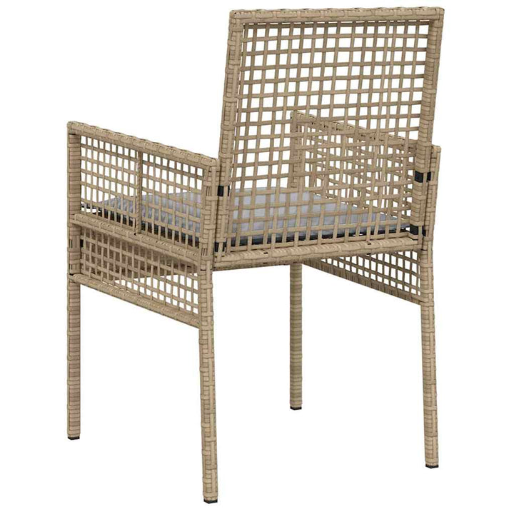 Have Stol 2 pcs Beige 53 x 60 x 85 cm polyrattan