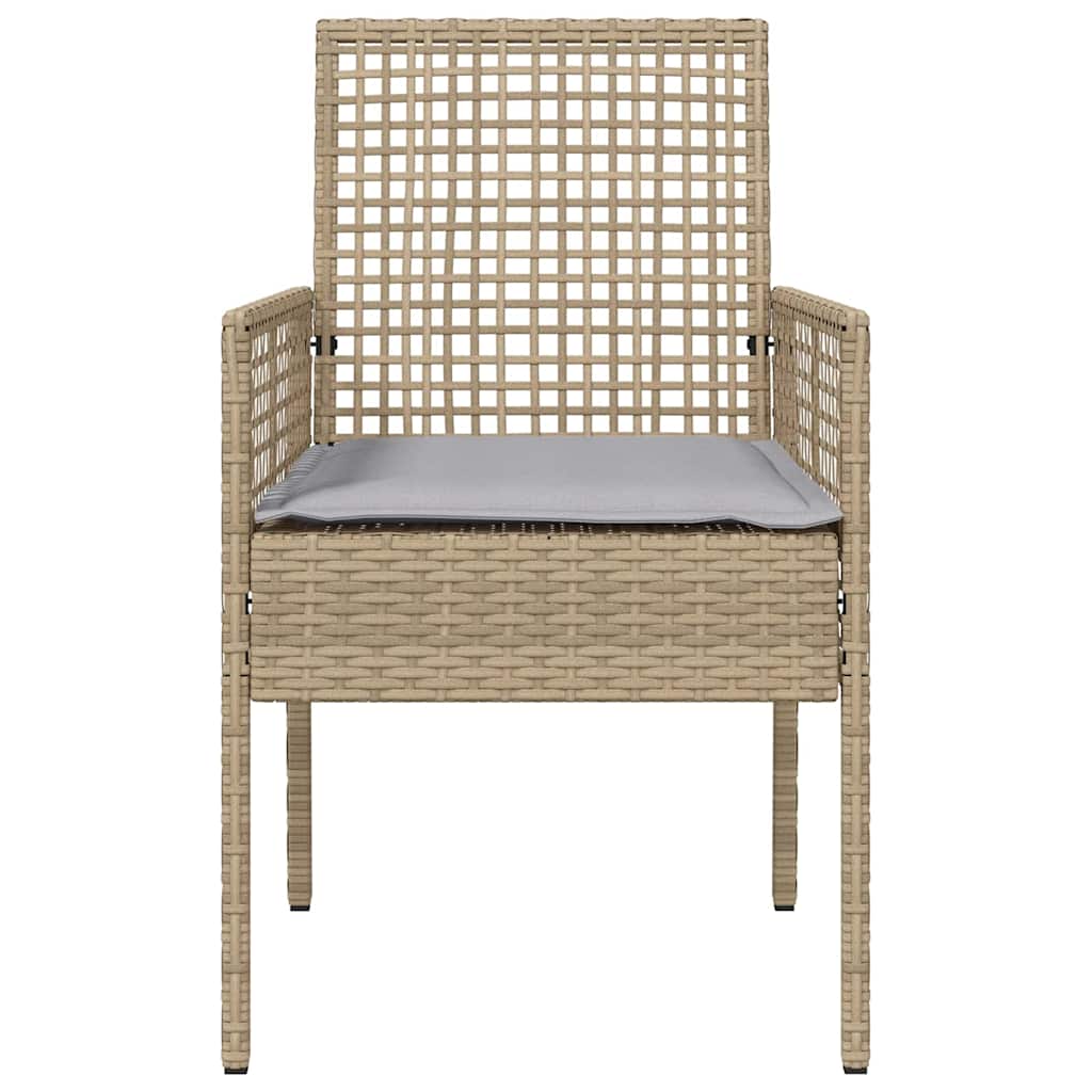 Have Stol 2 pcs Beige 53 x 60 x 85 cm polyrattan