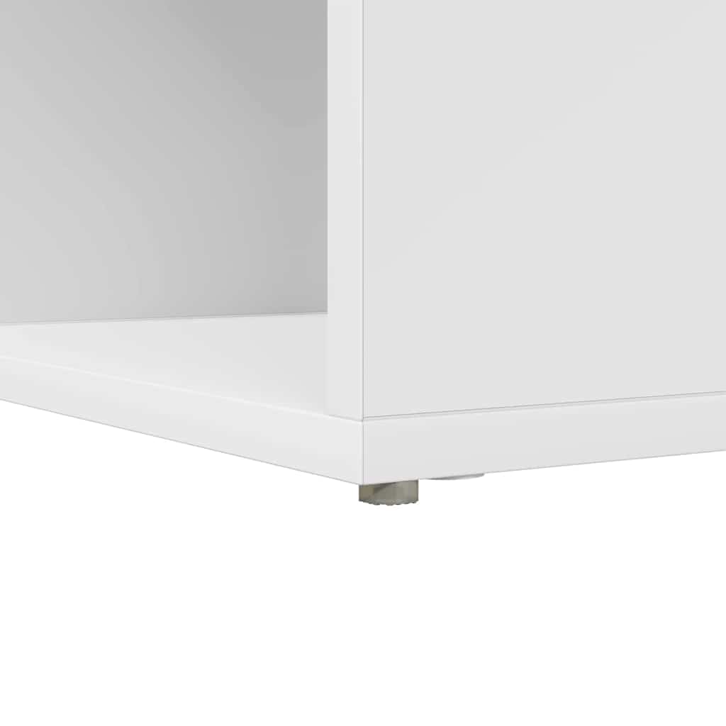 Hjørneskrivebord Hvid 101,5 x 149,5 x 149,5 cm Konstrueret træ