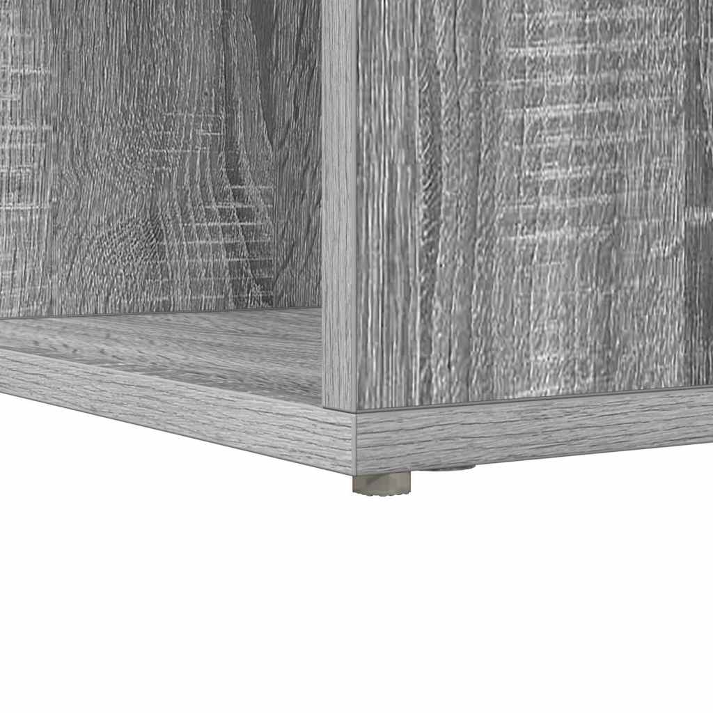Hjørneskrivebord Grå sonoma-eg 101,5 x 149,5 x 149,5 cm