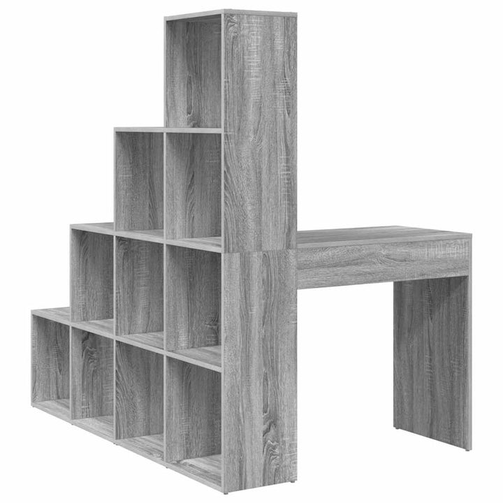 Hjørneskrivebord Grå sonoma-eg 101,5 x 149,5 x 149,5 cm