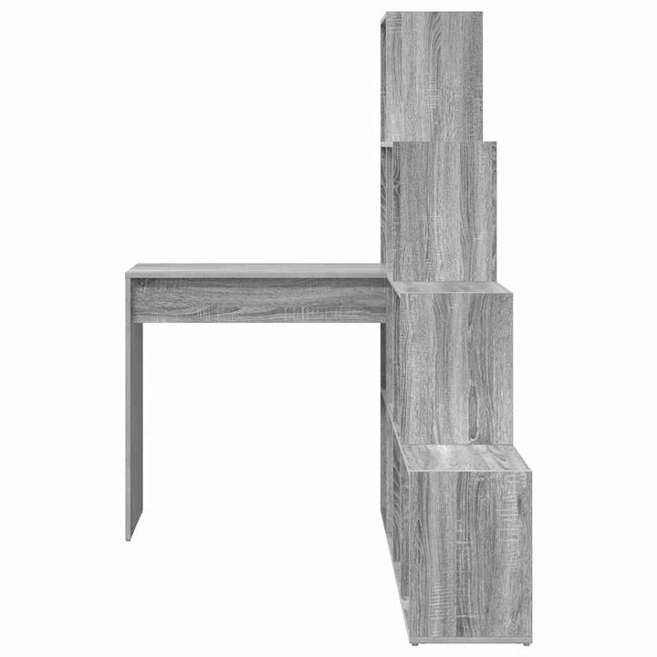 Hjørneskrivebord Grå sonoma-eg 101,5 x 149,5 x 149,5 cm