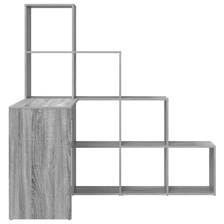 Hjørneskrivebord Grå sonoma-eg 101,5 x 149,5 x 149,5 cm