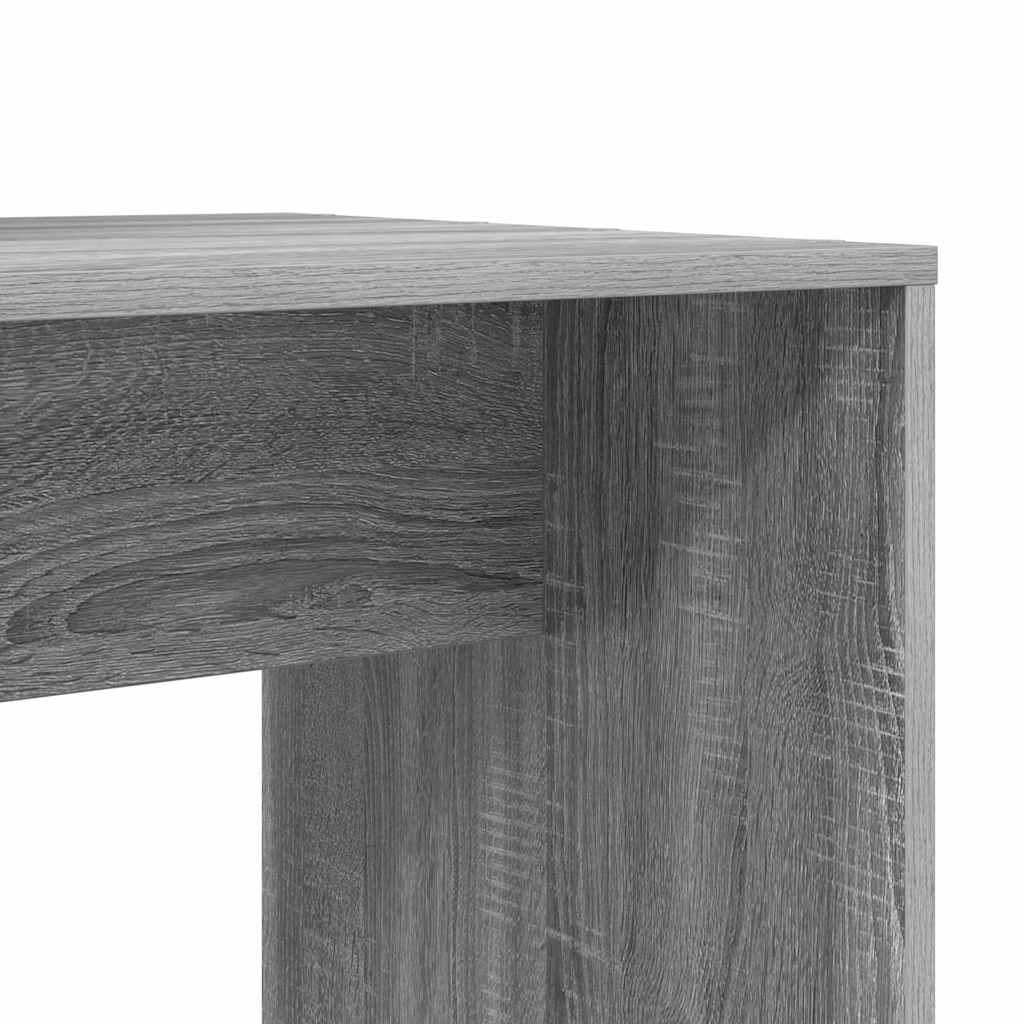 Bord Grå sonoma-eg 138.5 x 55 x 143 cm Konstrueret træ