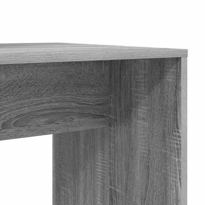 Bord Grå sonoma-eg 138.5 x 55 x 143 cm Konstrueret træ