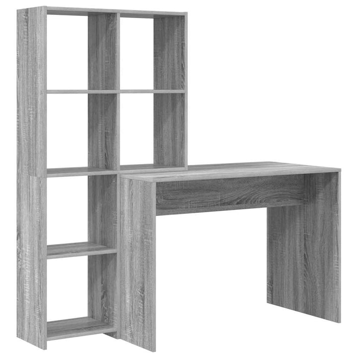 Bord Grå sonoma-eg 138.5 x 55 x 143 cm Konstrueret træ