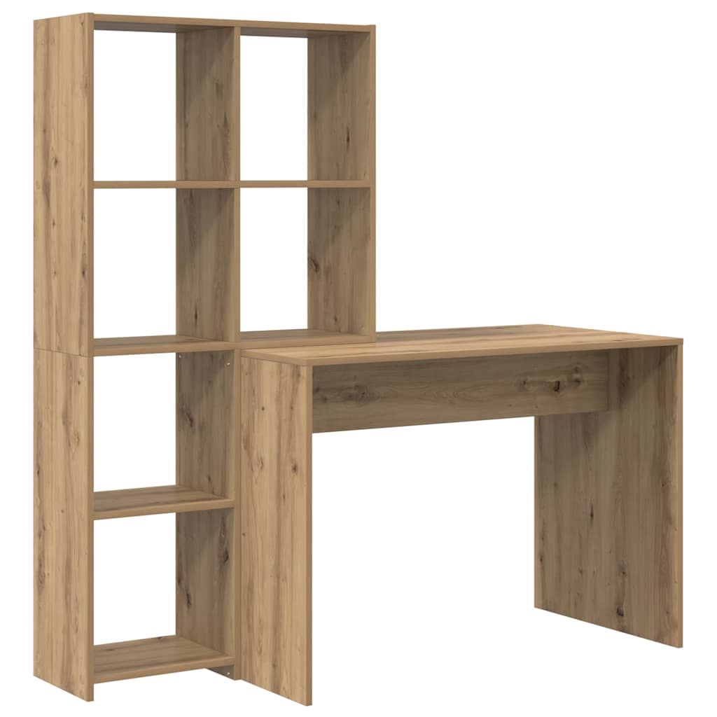 Bord med hylde artisan eg 138.5 x 55 x 143 cm Konstrueret træ