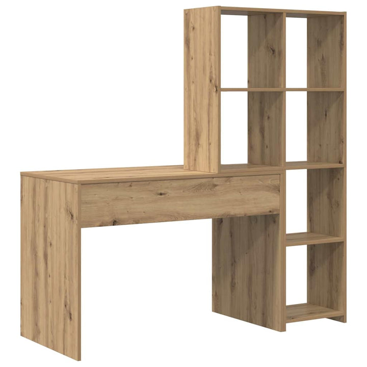 Bord med hylde artisan eg 138.5 x 55 x 143 cm Konstrueret træ