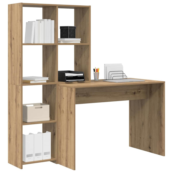 Bord med hylde artisan eg 138.5 x 55 x 143 cm Konstrueret træ