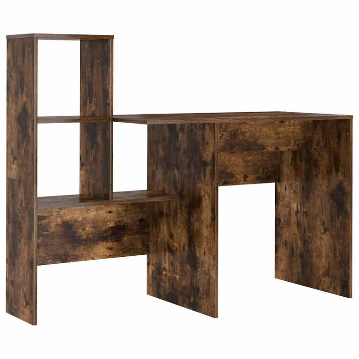 Bord med skuffe Røget eg 131,5 x 50 x 106,5 cm Konstrueret træ