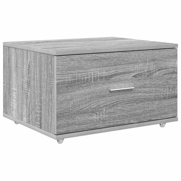 Bord Grå sonoma-eg 131,5 x 50 x 106,5 cm Konstrueret træ