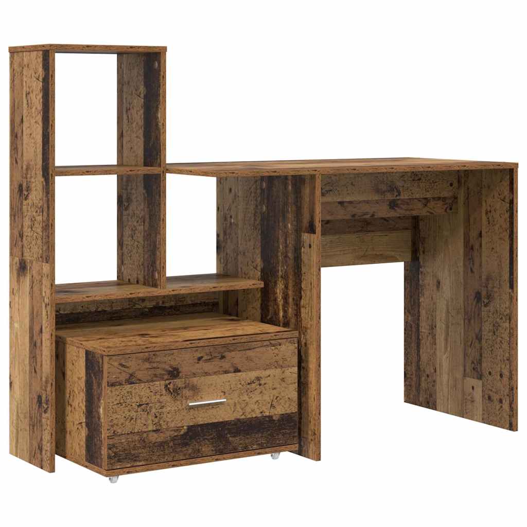 Bord Gammelt træ 131,5 x 50 x 106,5 cm Konstrueret træ