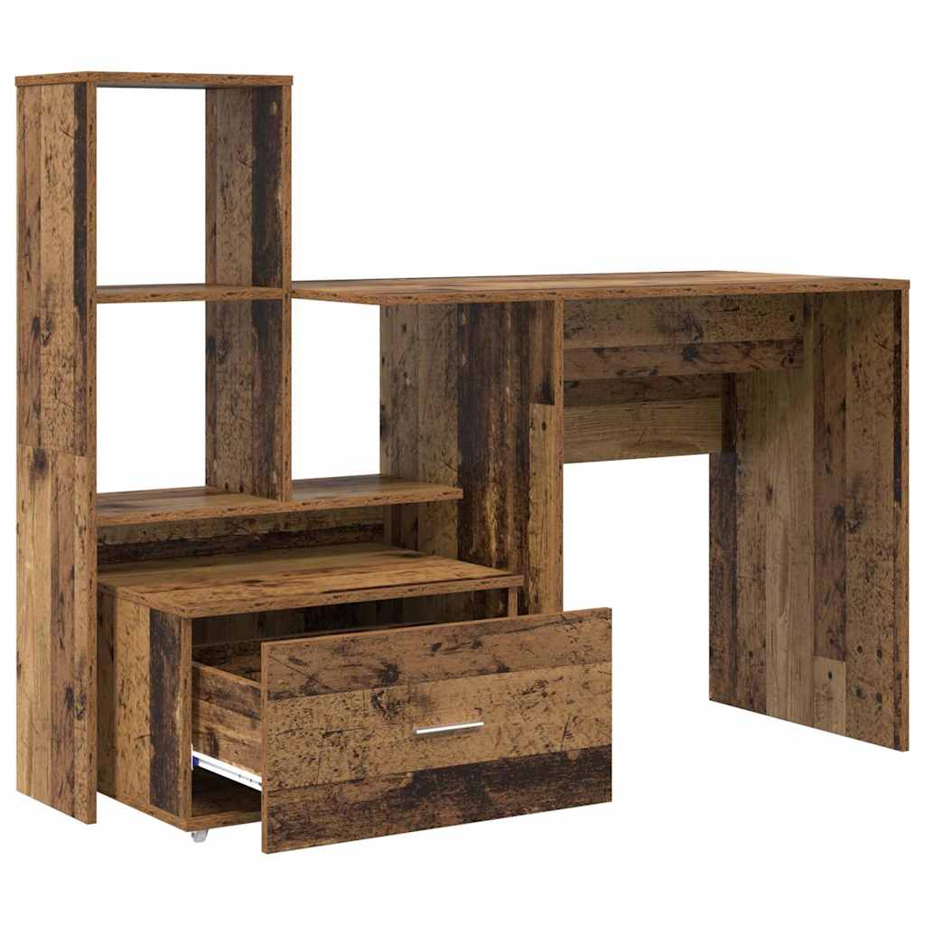 Bord Gammelt træ 131,5 x 50 x 106,5 cm Konstrueret træ