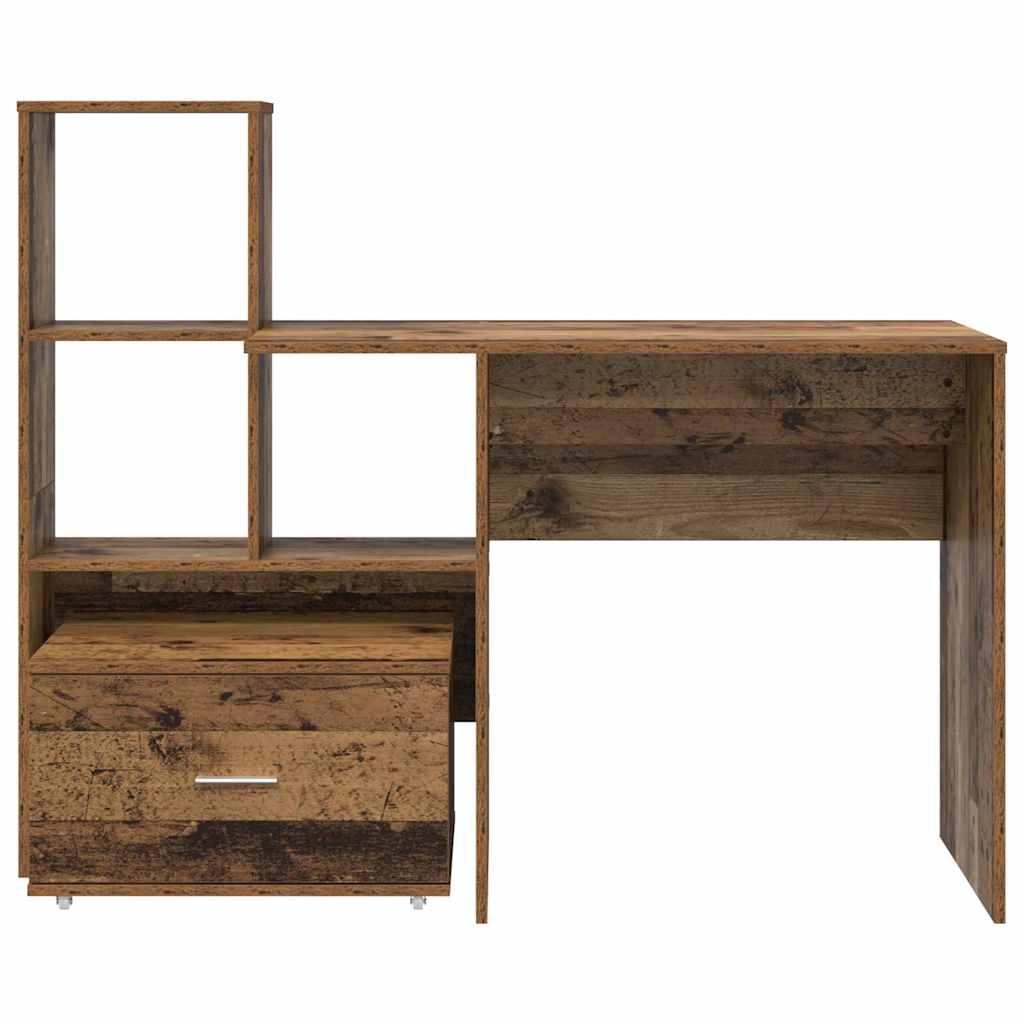 Bord Gammelt træ 131,5 x 50 x 106,5 cm Konstrueret træ