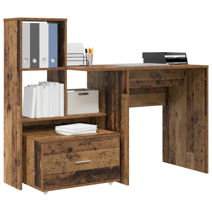 Bord Gammelt træ 131,5 x 50 x 106,5 cm Konstrueret træ