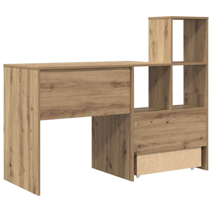 Bord med hylde artisan eg 131,5 x 50 x 106,5 cm Konstrueret træ