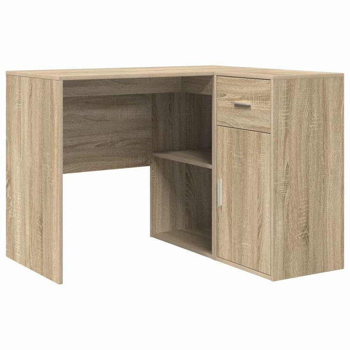 Hjørneskrivebord Sonoma eg 102 x 50 x 75 cm Konstrueret træ
