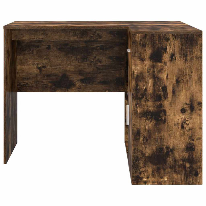 Hjørneskrivebord Røget eg 102 x 50 x 75 cm Konstrueret træ