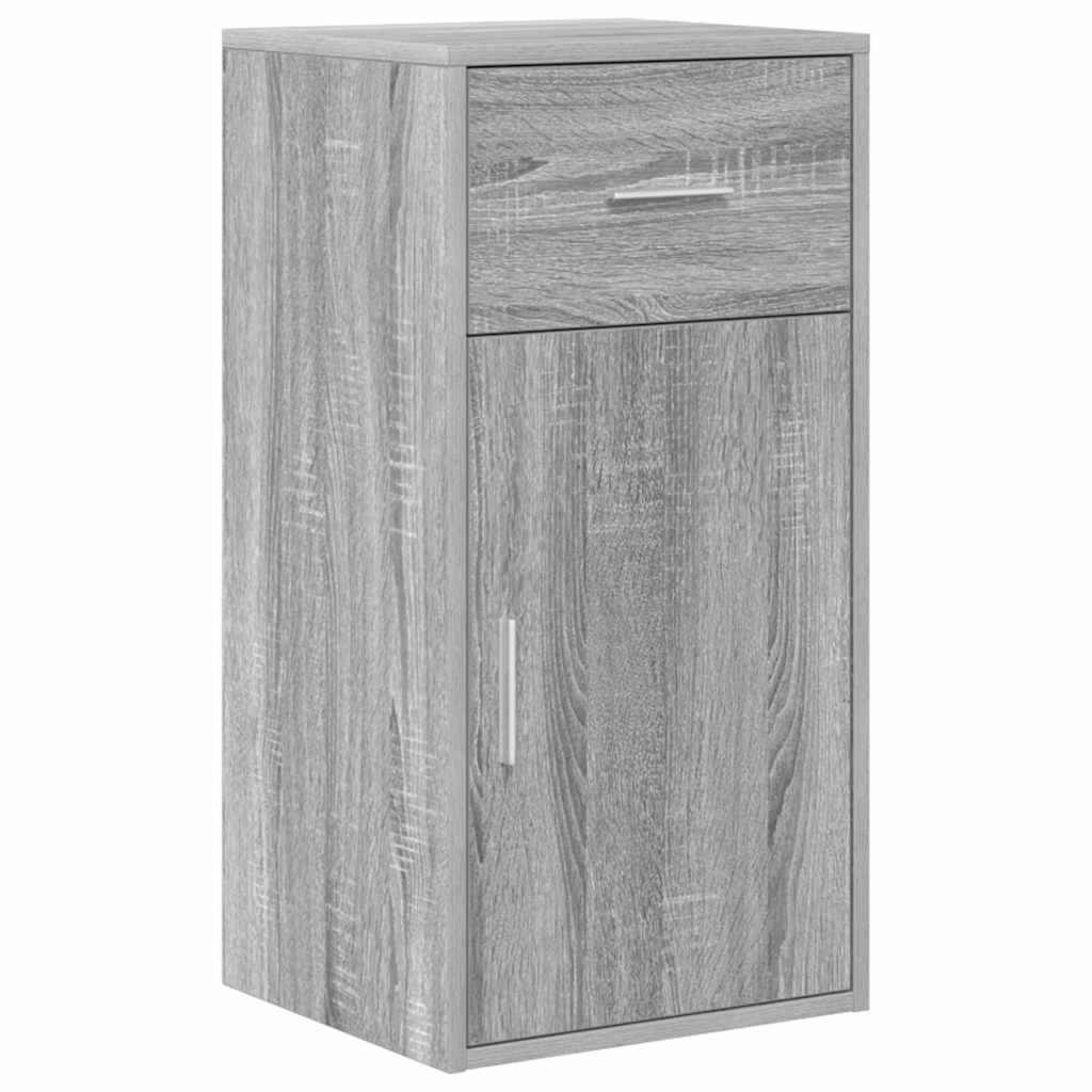 Hjørneskrivebord Grå sonoma-eg 102 x 50 x 75 cm Konstrueret træ