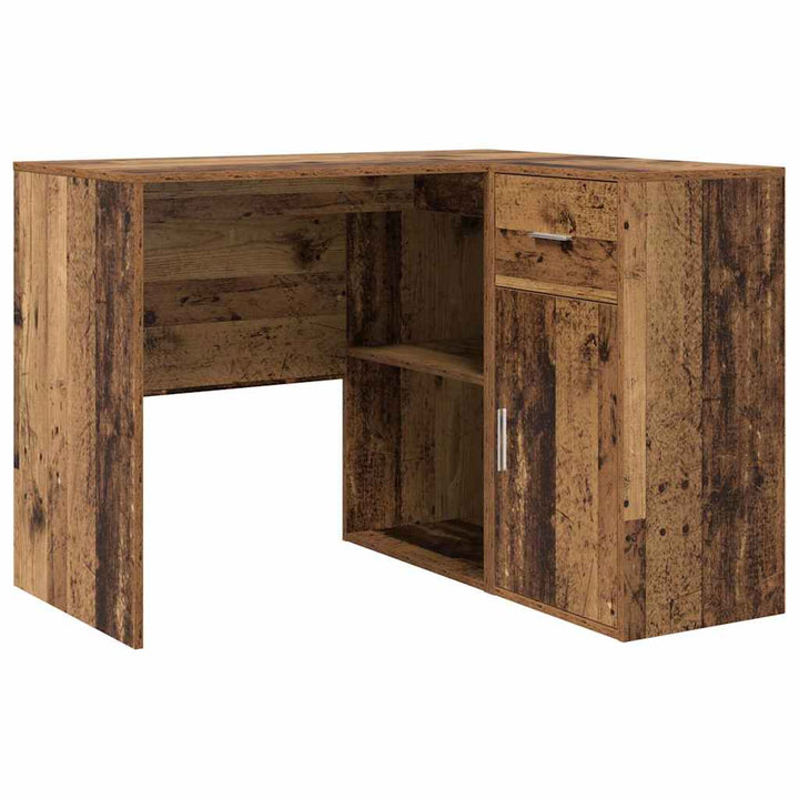 Hjørneskrivebord Gammelt træ 102 x 50 x 75 cm Konstrueret træ