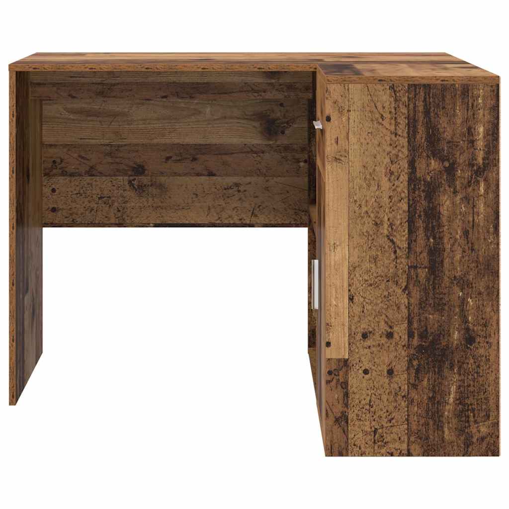 Hjørneskrivebord Gammelt træ 102 x 50 x 75 cm Konstrueret træ