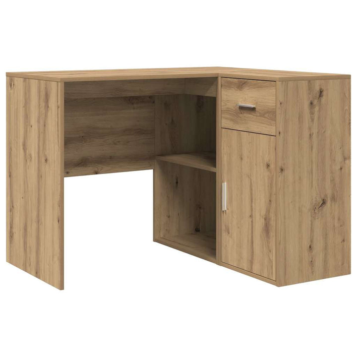 Hjørneskrivebord artisan eg 102 x 50 x 75 cm Konstrueret træ