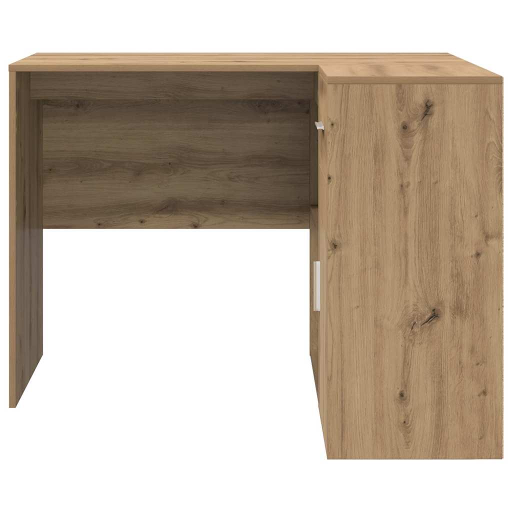 Hjørneskrivebord artisan eg 102 x 50 x 75 cm Konstrueret træ