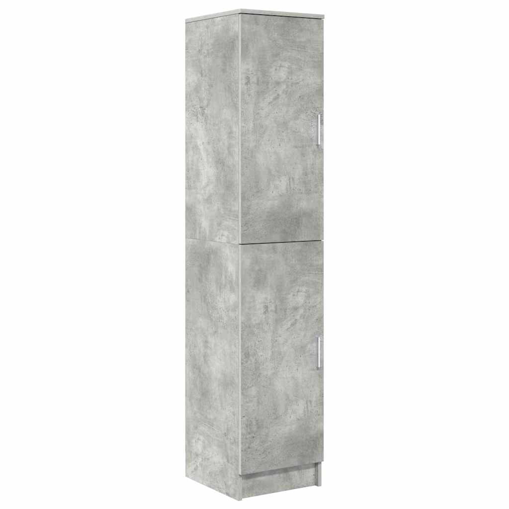 Skrivebord med opbevaring 2 pcs Beton Grå 78,5 x 37 x 154,5 cm