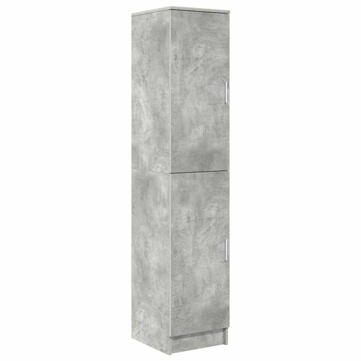 Skrivebord med opbevaring 2 pcs Beton Grå 78,5 x 37 x 154,5 cm