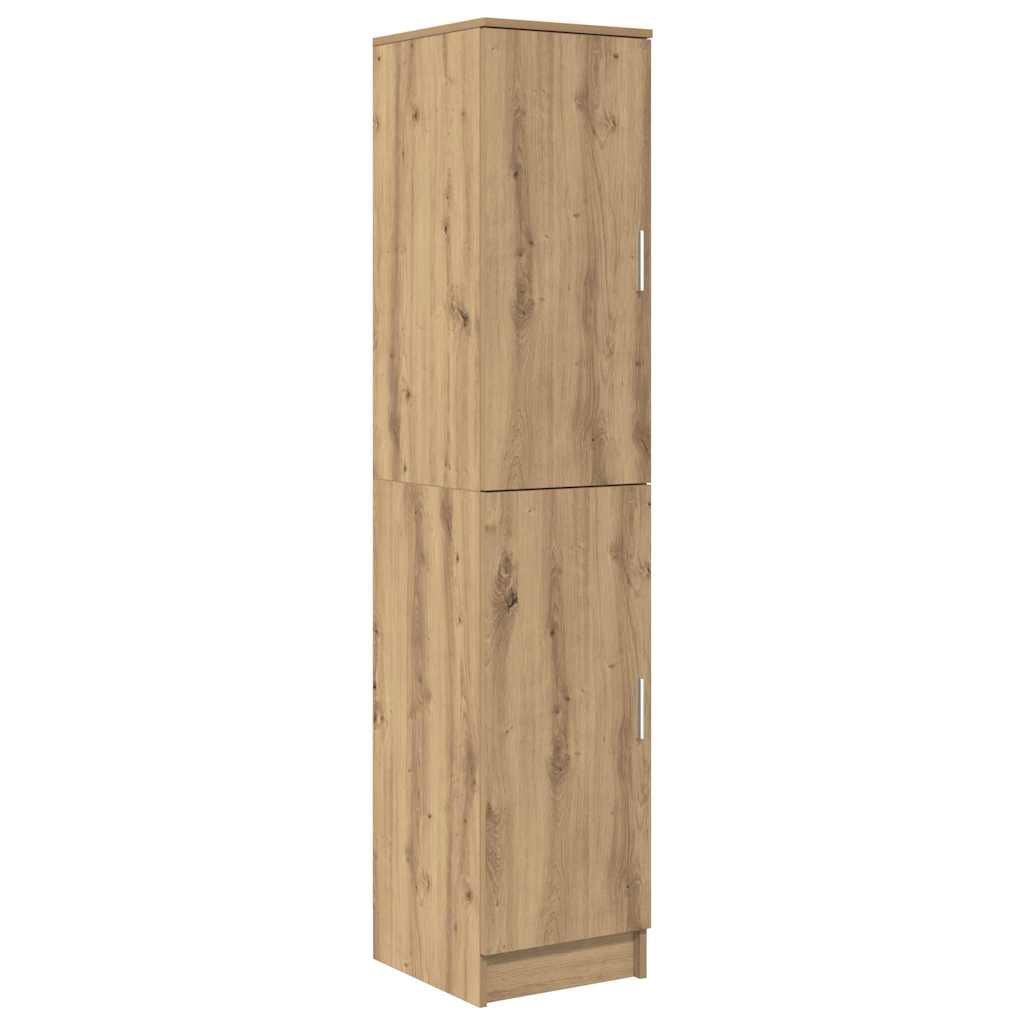 Skrivebord med opbevaring 2 pcs artisan eg 78,5 x 37 x 154,5 cm