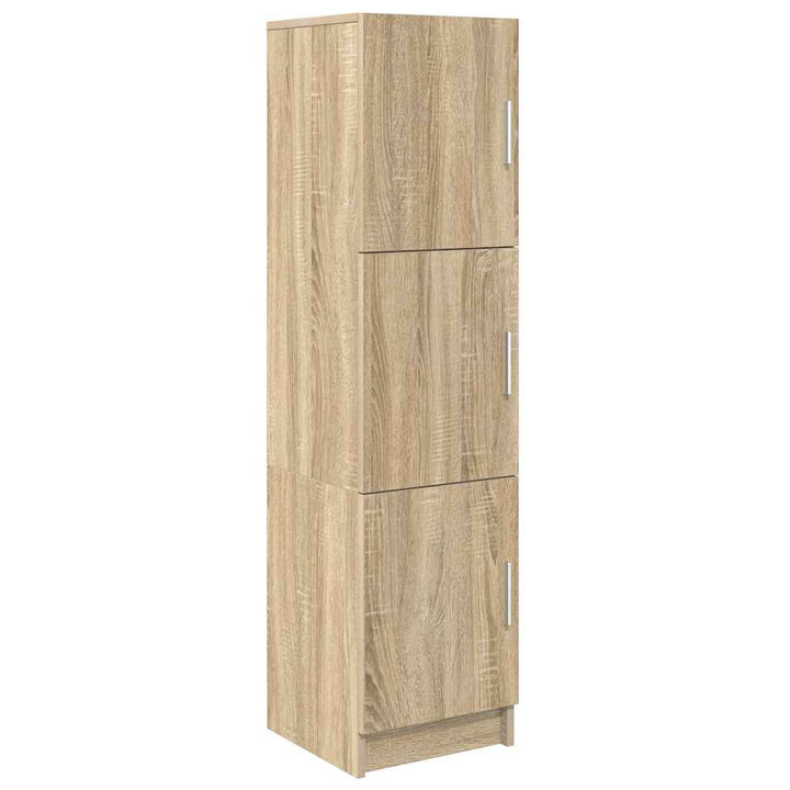 Skrivebord med opbevaring 2 pcs Sonoma eg 102 x 50 x 124 cm