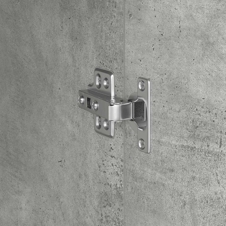Skrivebord med opbevaring 2 pcs Beton Grå 102 x 50 x 124 cm