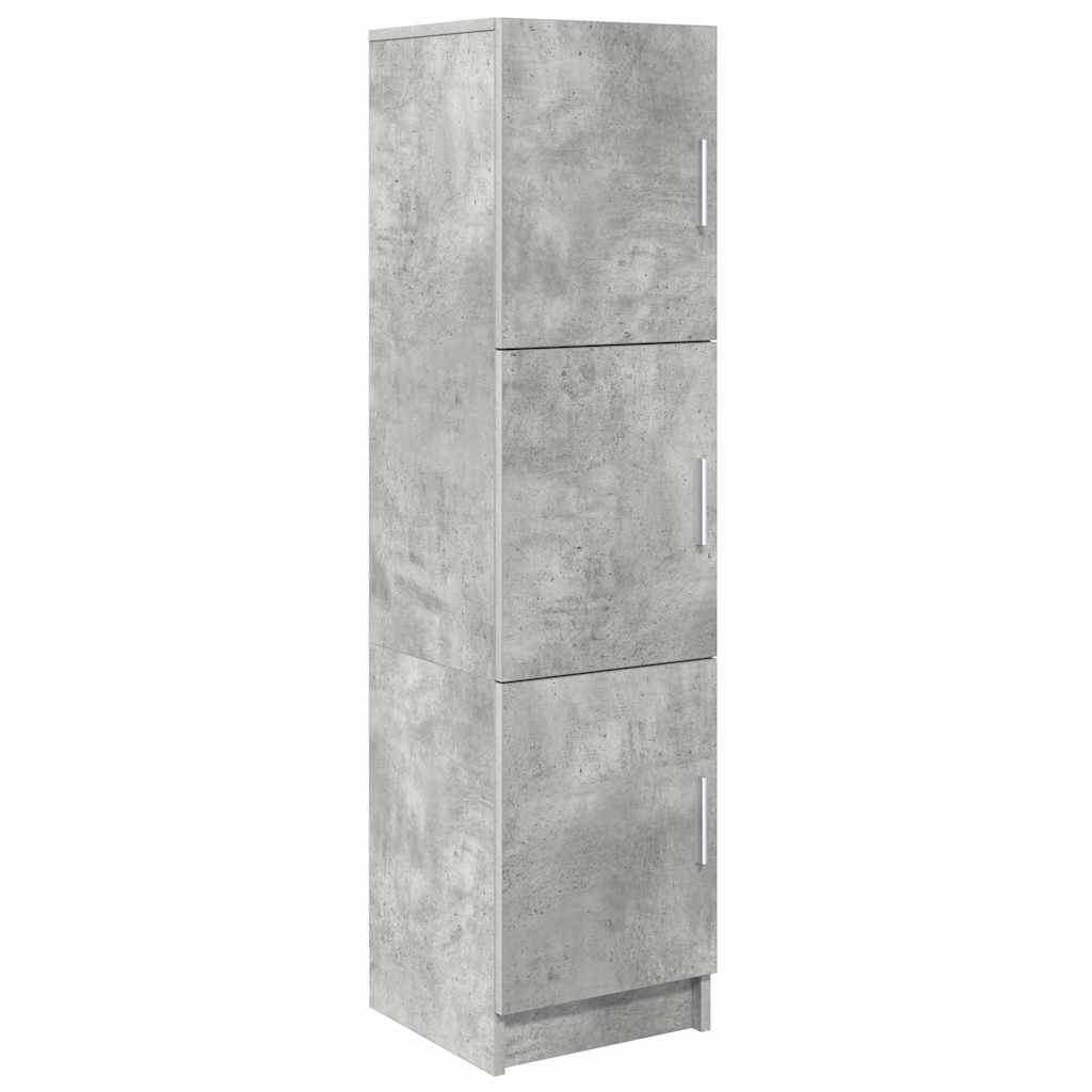 Skrivebord med opbevaring 2 pcs Beton Grå 102 x 50 x 124 cm