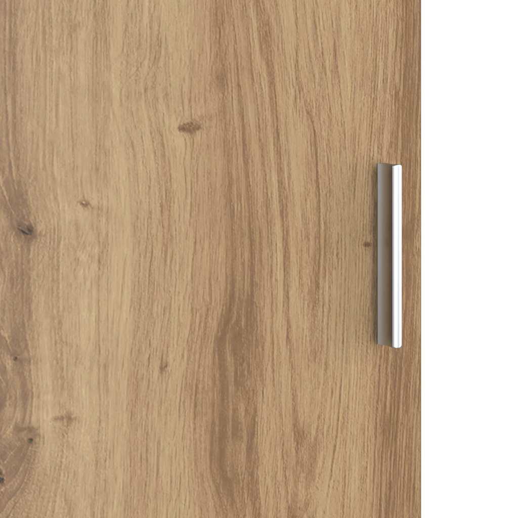 Skrivebord med opbevaring 2 pcs artisan eg 102 x 50 x 124 cm