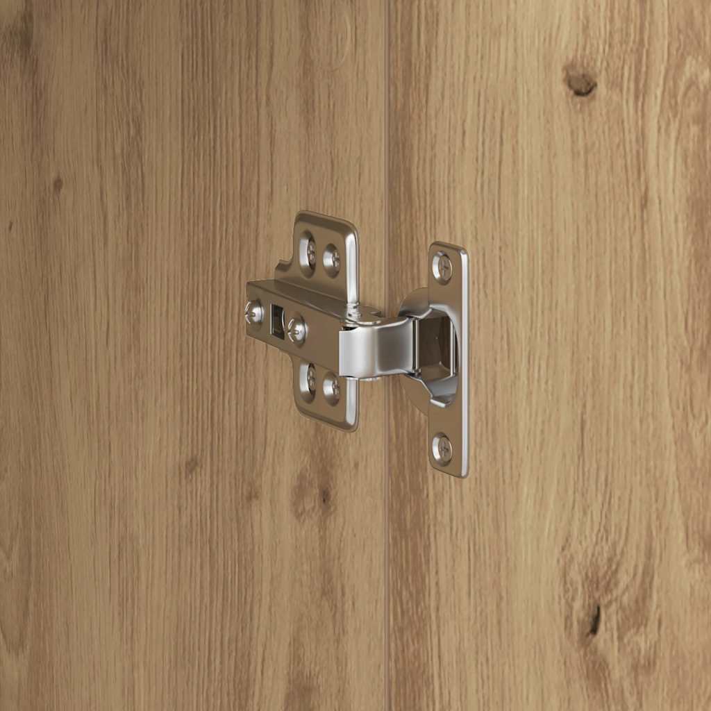 Skrivebord med opbevaring 2 pcs artisan eg 102 x 50 x 124 cm