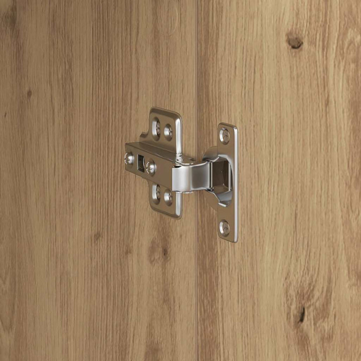 Skrivebord med opbevaring 2 pcs artisan eg 102 x 50 x 124 cm