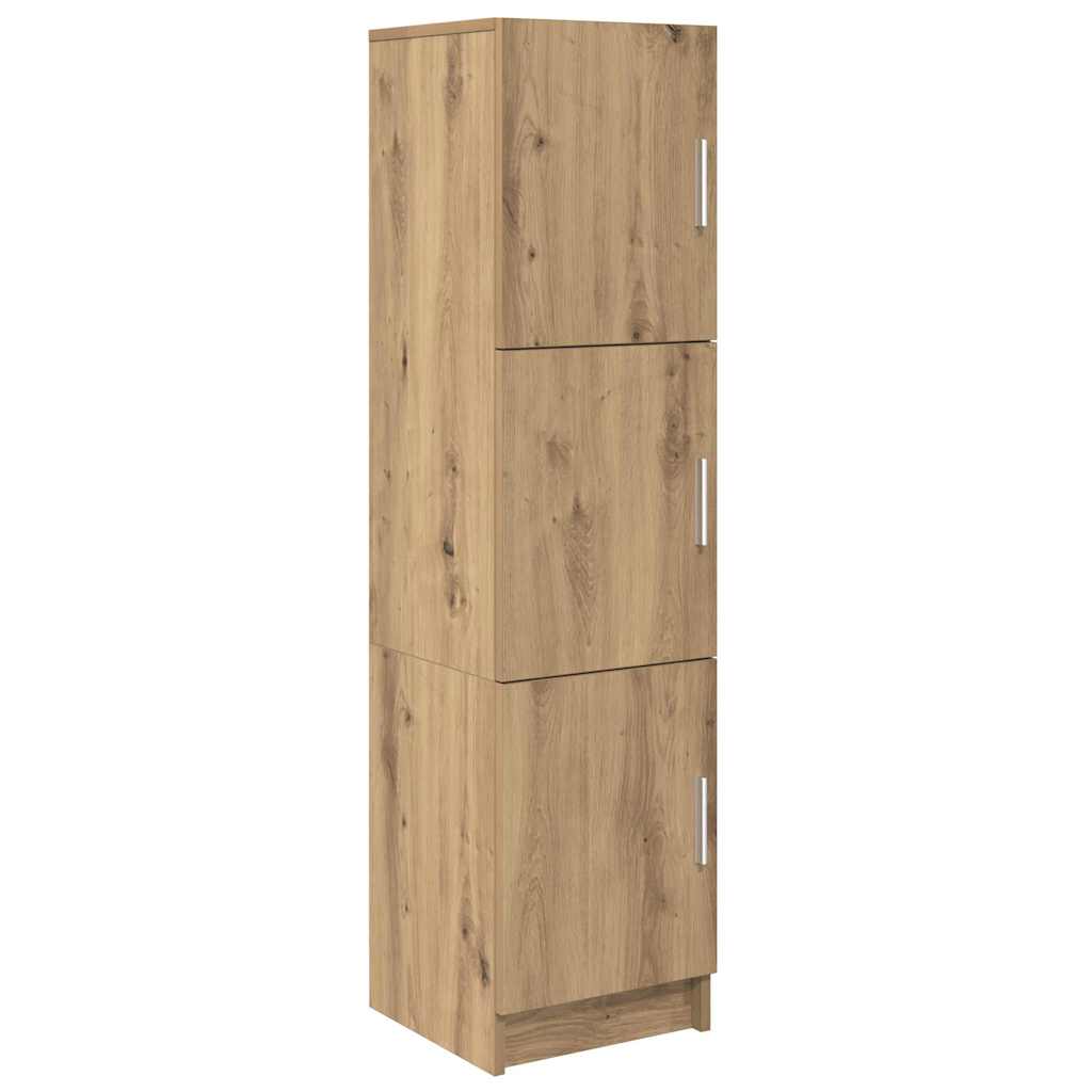Skrivebord med opbevaring 2 pcs artisan eg 102 x 50 x 124 cm
