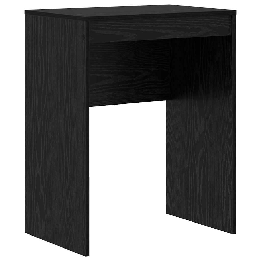 Skrivebord med opbevaring 2 pcs Sort eg 45,5 x 34 x 127 cm